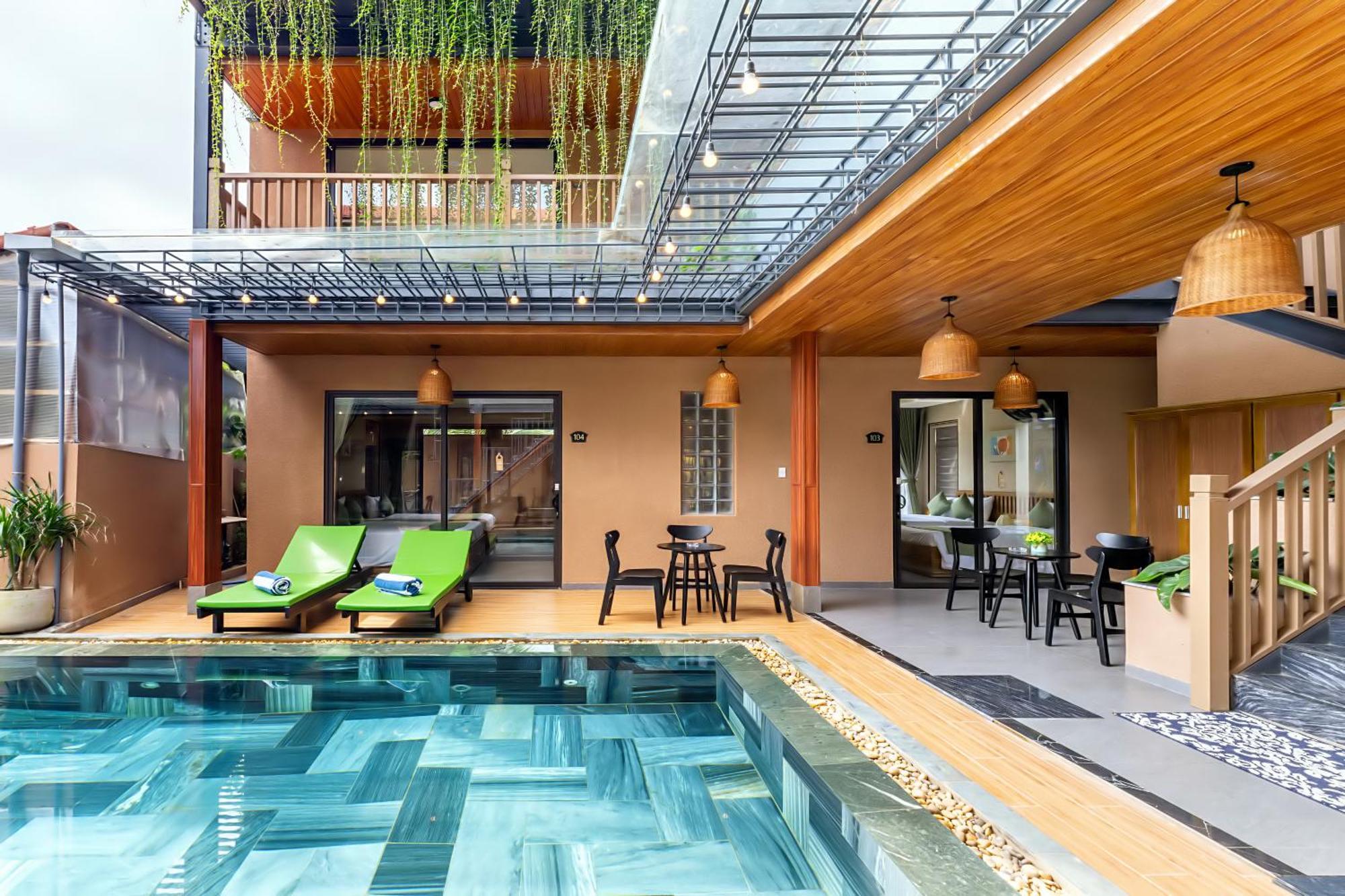 The Linh Seaside Villa Хоян Екстер'єр фото